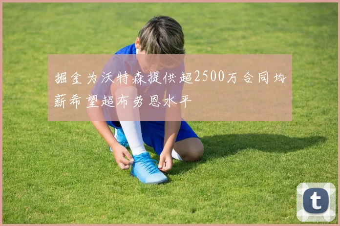掘金为沃特森提供超2500万合同均薪希望超布劳恩水平