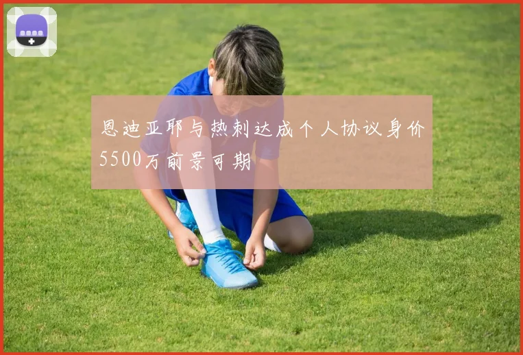 恩迪亚耶与热刺达成个人协议身价5500万前景可期